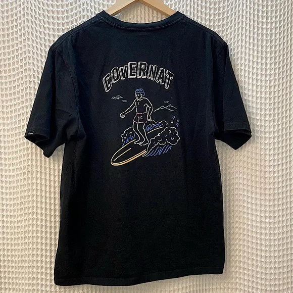 Tシャツ・カットソー COVERNAT Mesh Sunset Boat T-Shirt Navy MUSINSA | COVERNAT Mesh Sunset Boat T-Shirt Beige